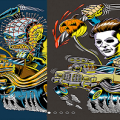 Horror Icons And Hot Rods, What More Do You Need? Fright Rags New T-Shirt Line