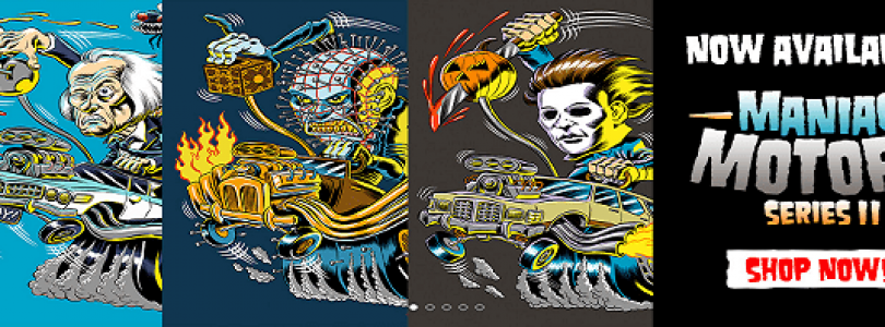 Horror Icons And Hot Rods, What More Do You Need? Fright Rags New T-Shirt Line