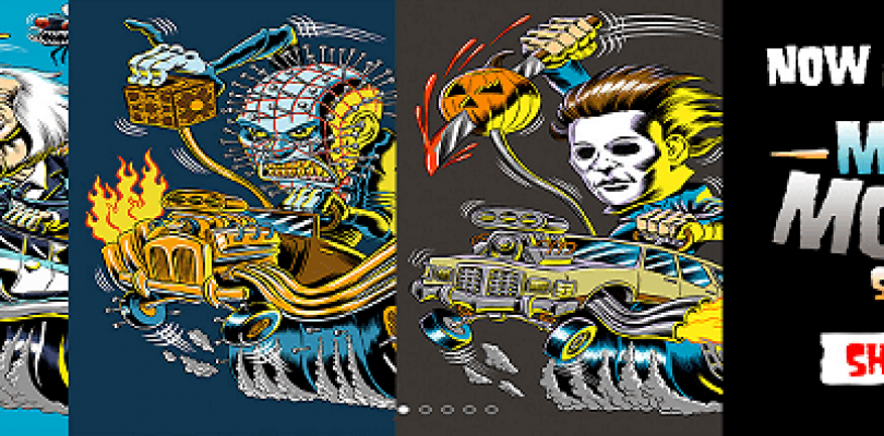 Horror Icons And Hot Rods, What More Do You Need? Fright Rags New T-Shirt Line